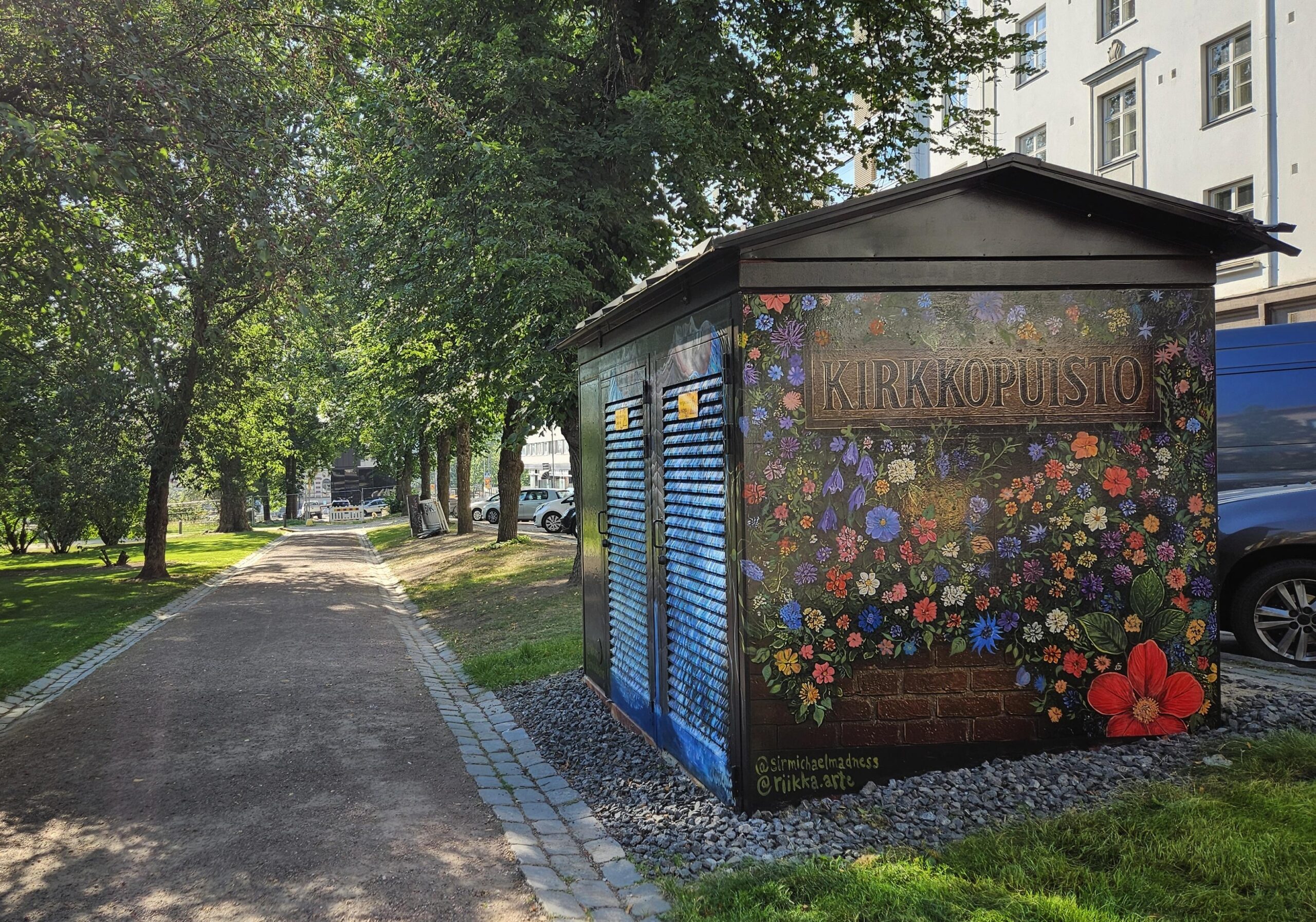 Muuntamotaide Kirkkopuistossa