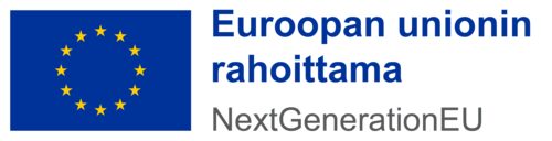 Euroopan unionin rahoittama. NextGenerationEU-logo