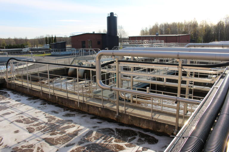 Jyväskylän Seudun Puhdistamon ilmastusaltaat