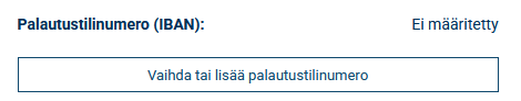 Tilinumeron päivitys